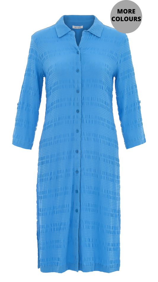 Crepe Fabric Roll-Up Sleeve Dress. Style DOLC25165