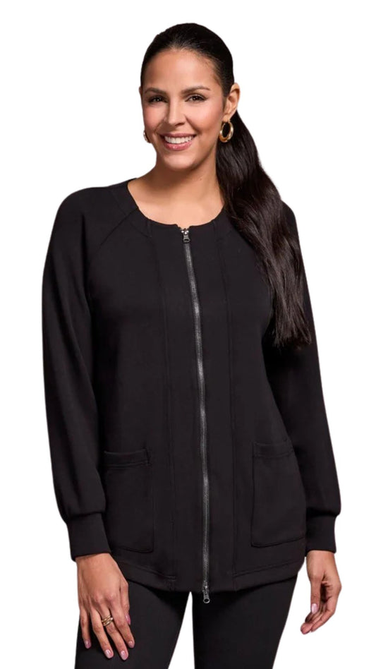 Long Sleeve 2 Way Zip Cardigan. Style TR2251O-3390