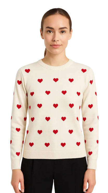 Falling Hearts Sweater. Style CKI14203