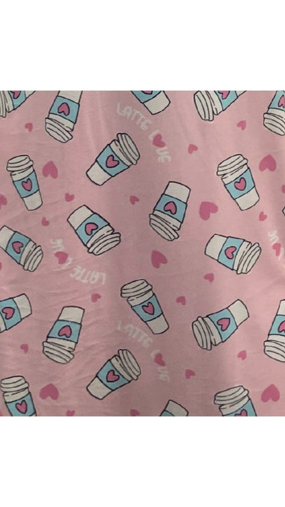 Coffee Cup Print Night Shirt. Style COTYM-NSCOFFCUP