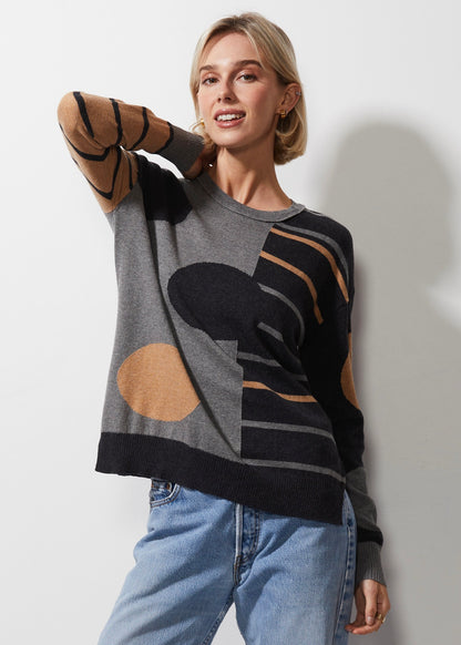 Spot On Stripes Sweater. Style ZKP6349U