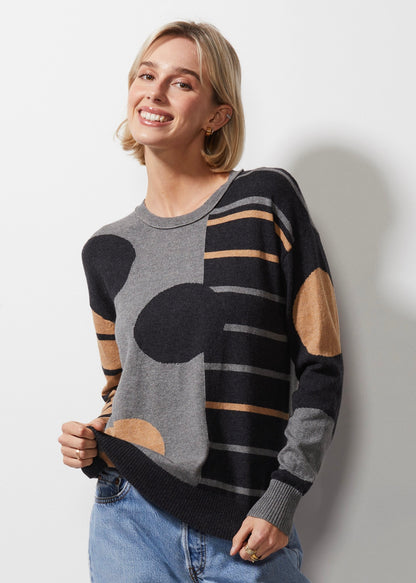 Spot On Stripes Sweater. Style ZKP6349U