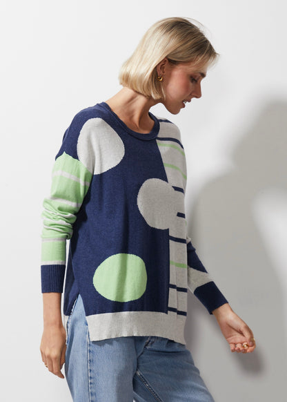 Spot On Stripes Sweater. Style ZKP6349U