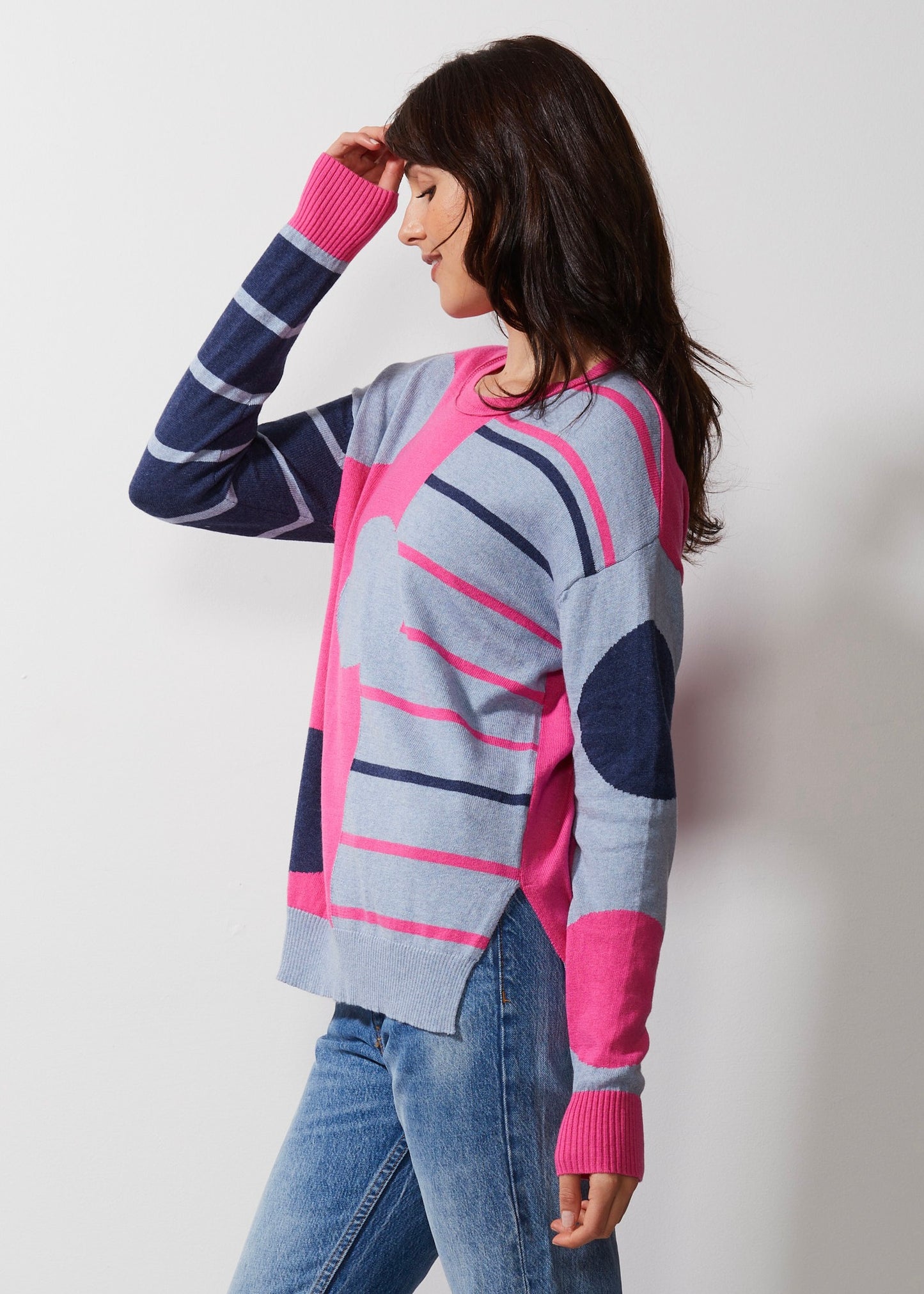 Spot On Stripes Sweater. Style ZKP6349U