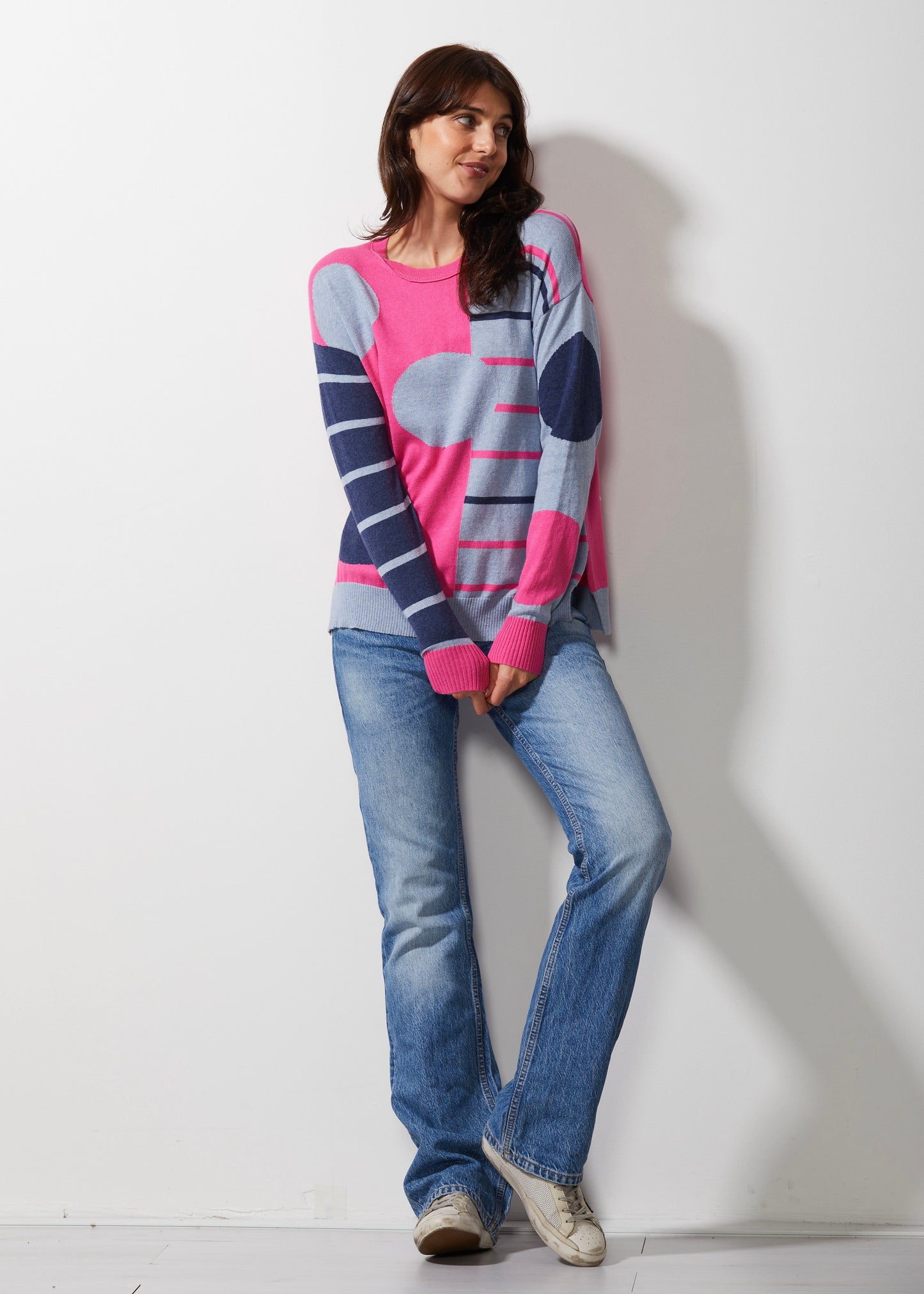 Spot On Stripes Sweater. Style ZKP6349U