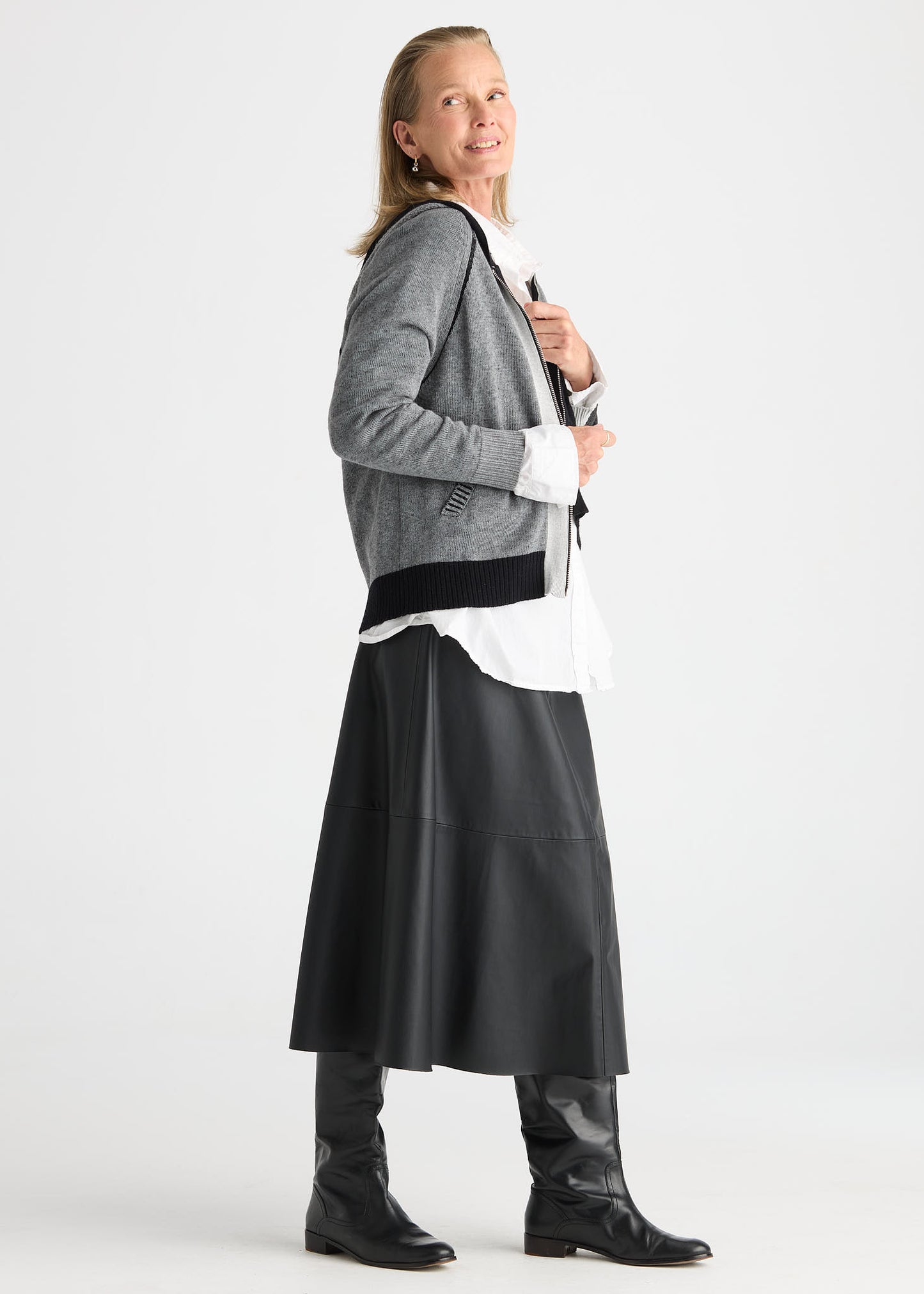 Colour Block Zip Front Lightweight Hoodie. Style ZKP8534U