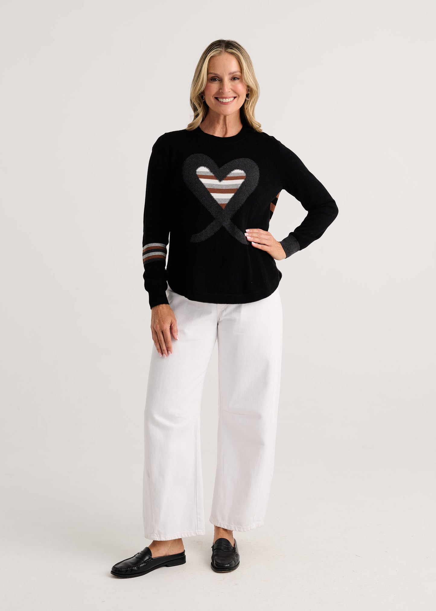 "I Heart You" Pop-Over Sweater. Style ZKP8535U