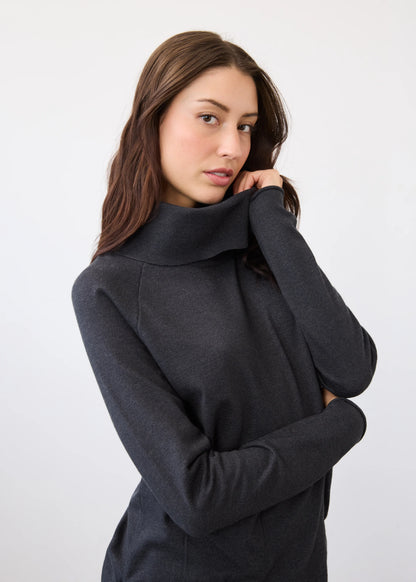 Cowl Neck Pop-Over Sweater. Style FD1492212