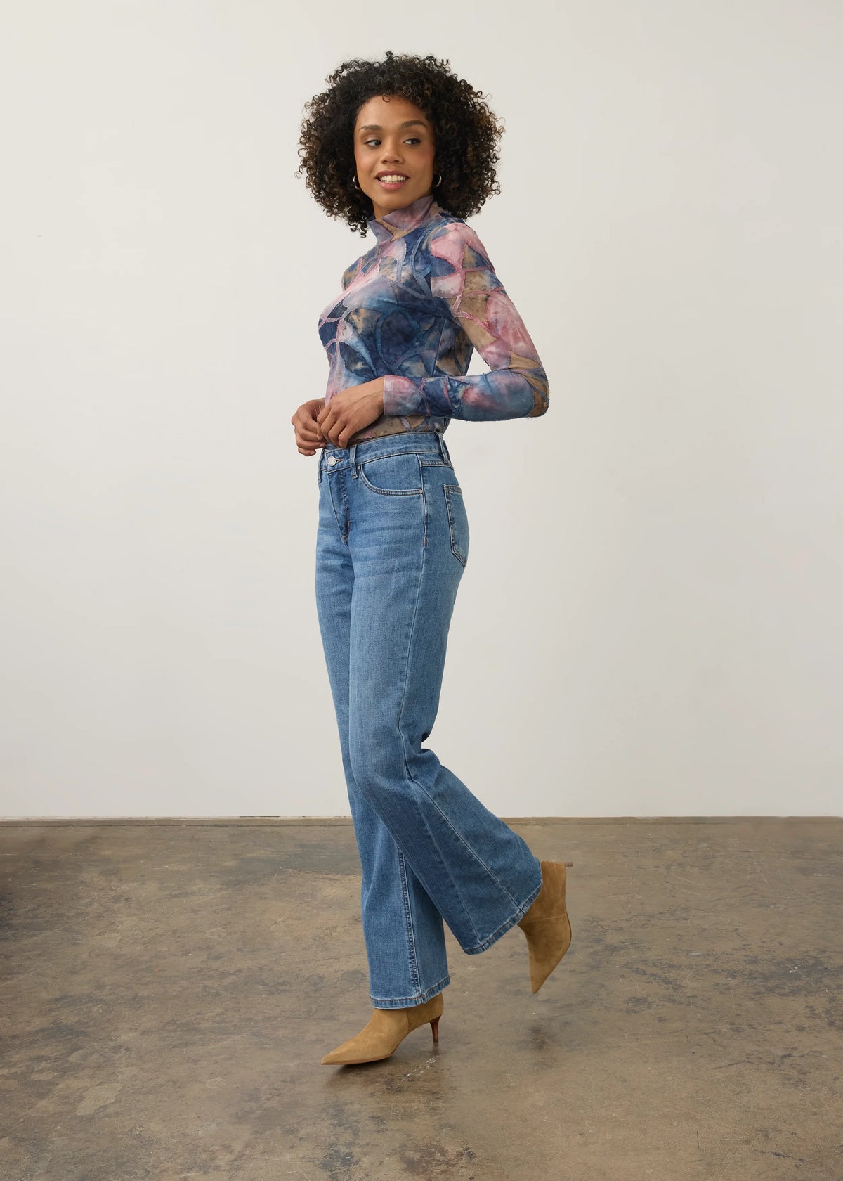 Full Length Olivia Bootleg Jean. Style FD2266843