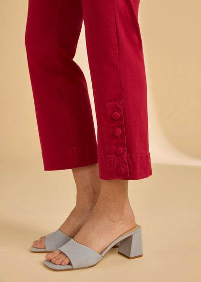 Pull-On Bootcut Cropped Jeans. Style FD2462511