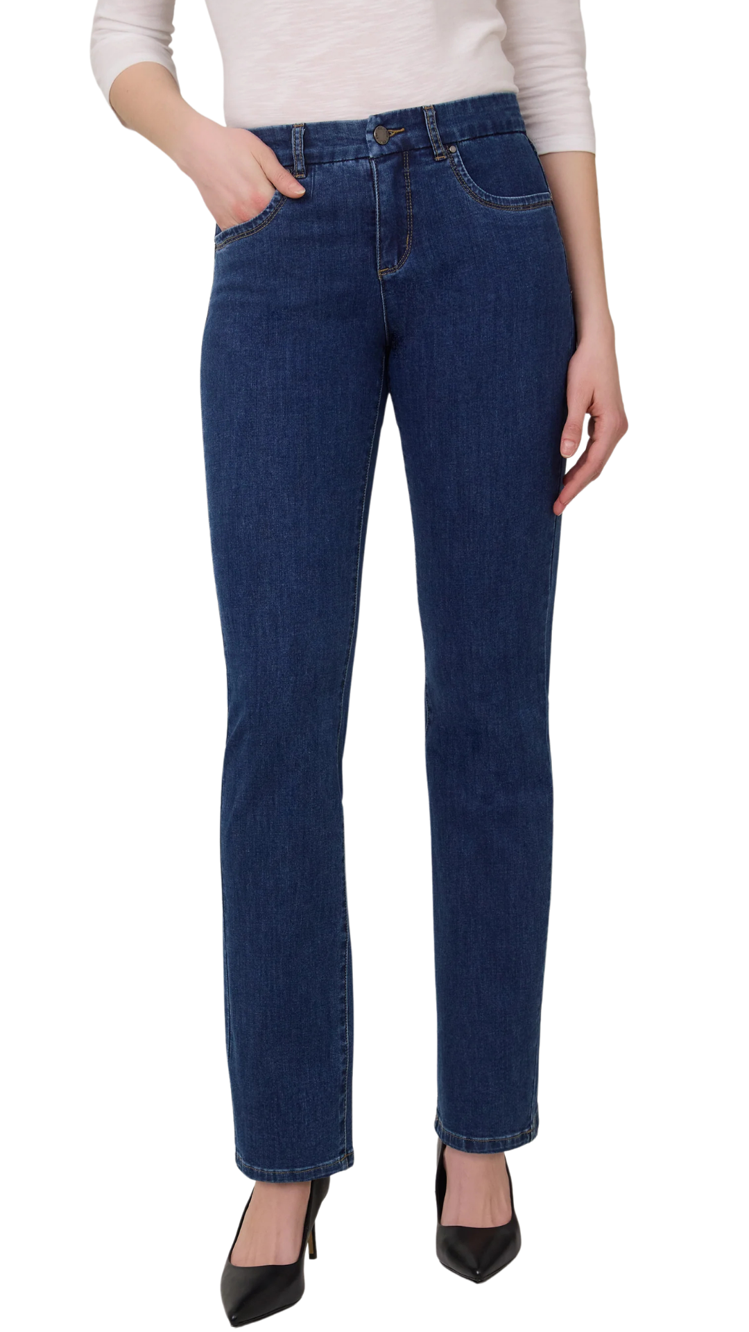 Christina Straight Leg Jean. Style FD5189250