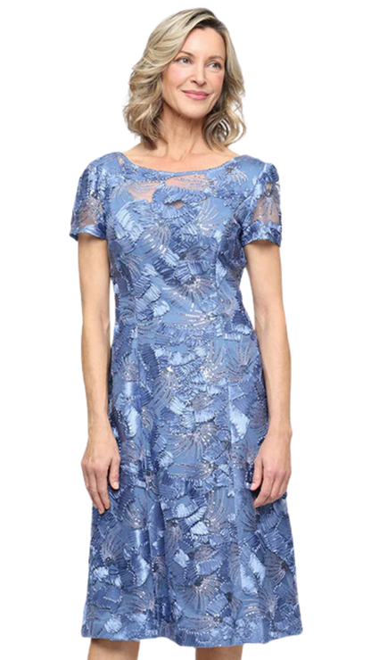 Sequin Soutache Party Dress. Style ALE81122331