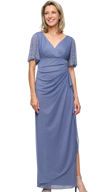 Gracie Empire Waist Glitter Mesh Dress. Style ALE8133119