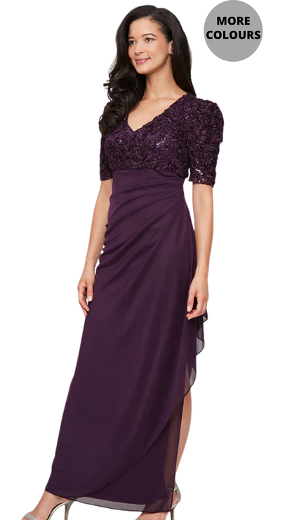 Rebecca Puff Sleeve Detail Dress. Style ALE84122633