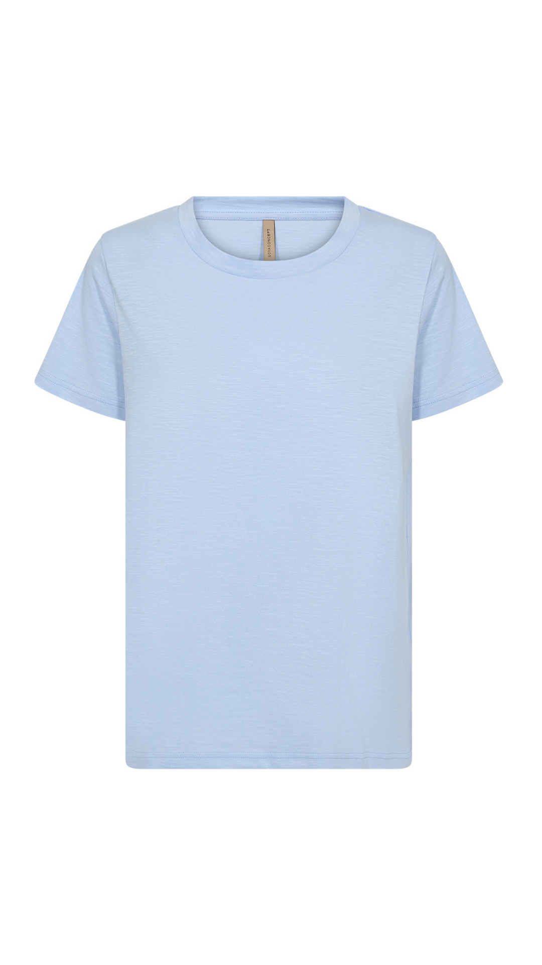 "Windsurfer" Blue Basic Cotton Short Sleeve Top. Style SOYA27508