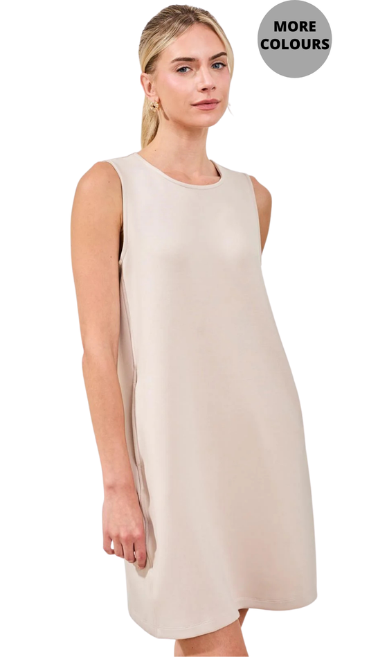 Techno Lux Scuba Shift Dress. Style TR2492O-3390