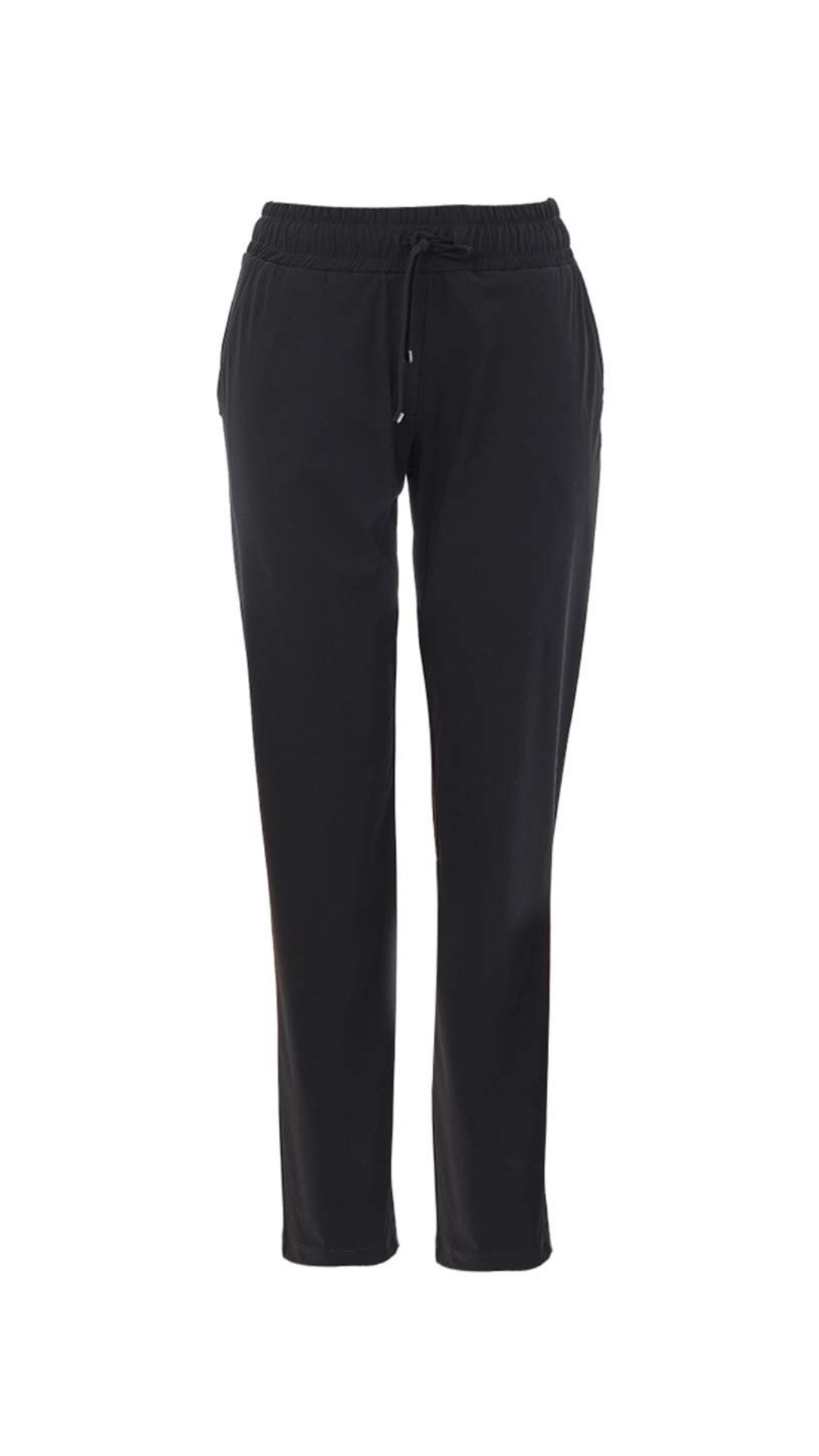 Pull-On Drawstring & Straight Leg Stretch Pants. Style DOLC26145