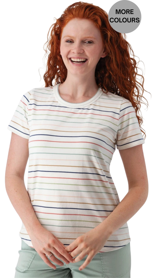 Basis Organic Cotton Patterned T-Shirt. Style OLDRM25495P