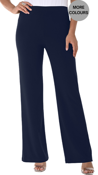 Pull On Full Length Straight Leg Pant. Style FL006