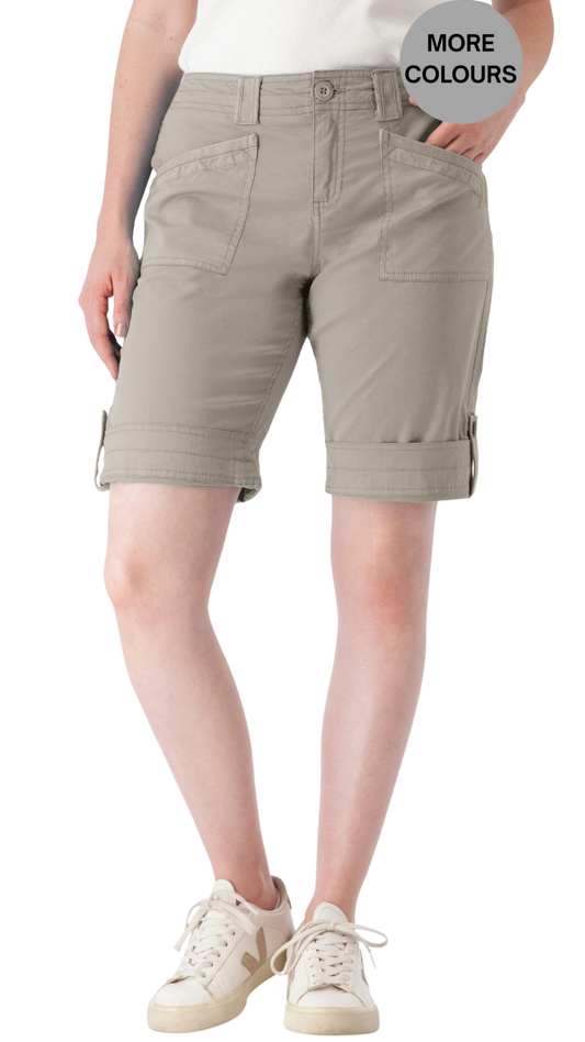 Arden Roll-Up Organic Cotton Short. Style AVK110442