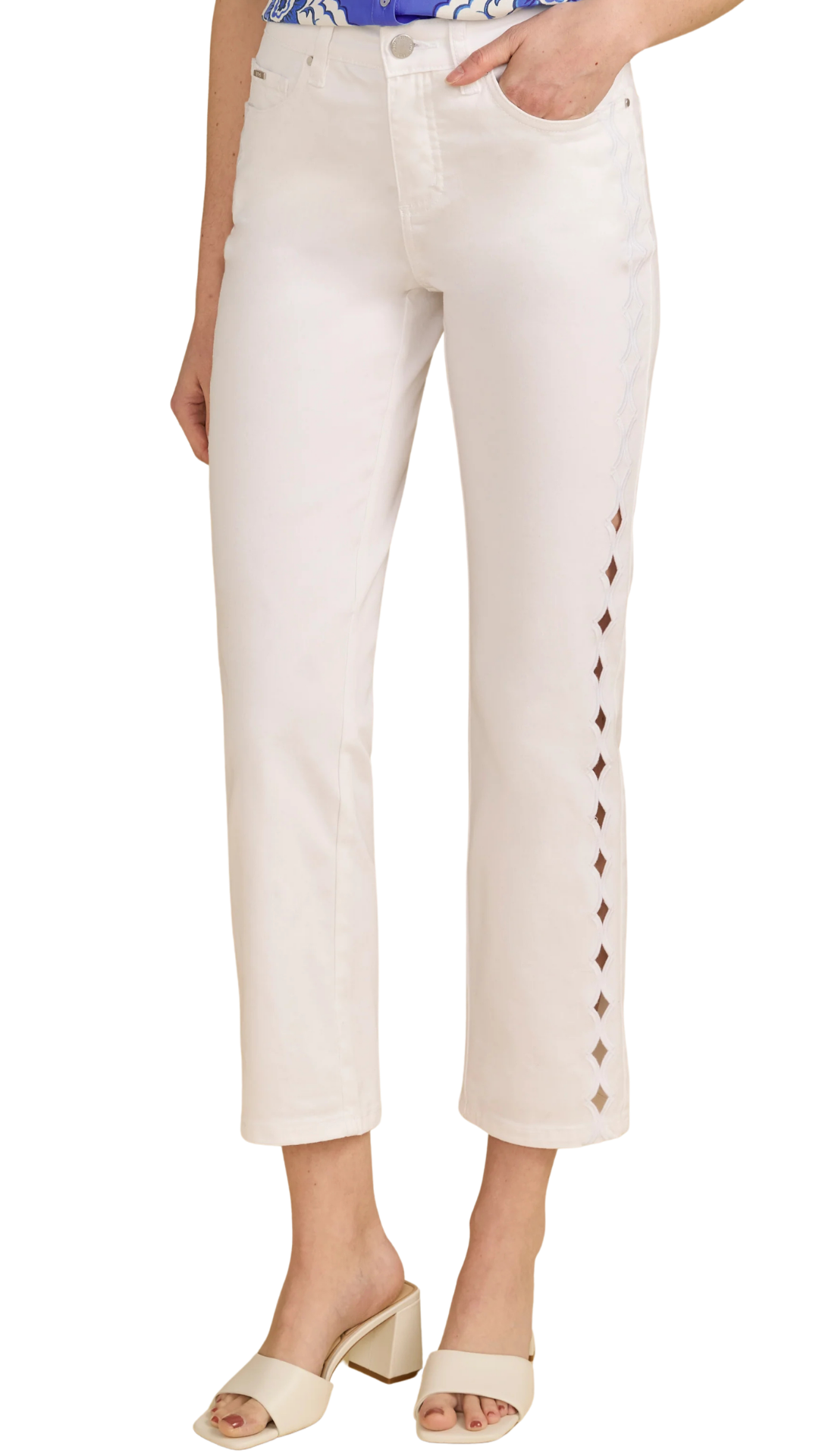 Christina Straight Leg Ankle Length Jean. Style FD5210511
