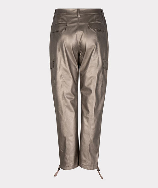 Metallic Gold Shine Cargo Pant. Style ESQ11503