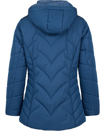 Detachable Hood Zip & Snap Buttons Puffer Jacket. Style FR305