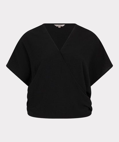 Crossover Lightweight Crinkle Top. Style ESQHS2510218