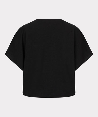Crossover Lightweight Crinkle Top. Style ESQHS2510218