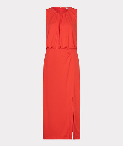 Bodycon Gathering Detail Slitted Midi Dress. Style ESQ2610226