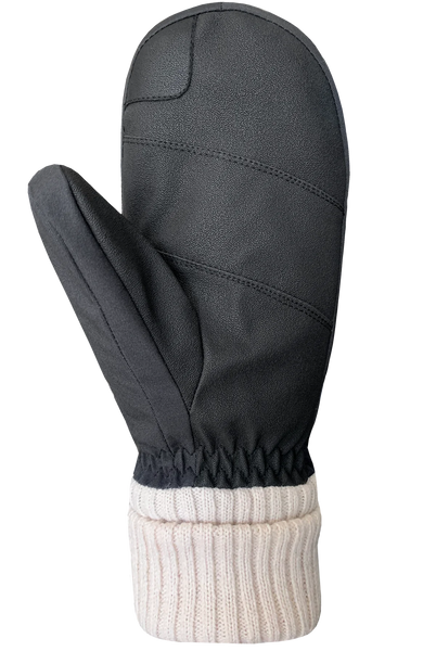 Ribbed Cuff Lea Mitt. Style PG7N801