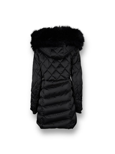 Diagonal & Diamond Quilted 2/3 Length Outerwear. Style OX30-1321