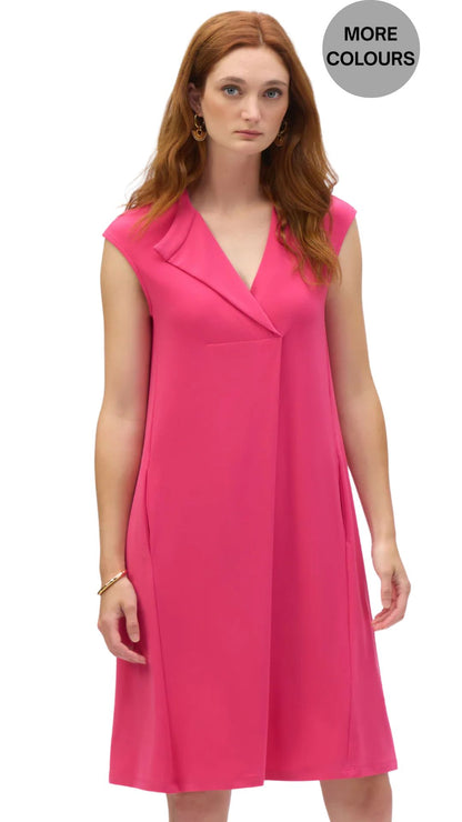 Silky Knit Sleeveless Trapeze Dress. Style JR252190