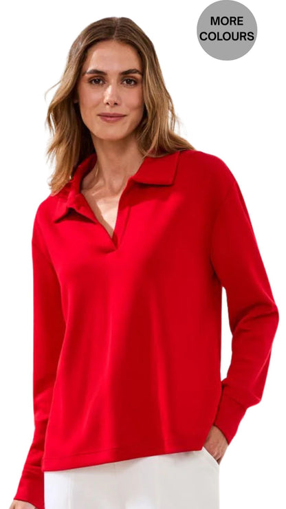 Techno Lux Scuba Johnny Collar Top. Style TR2488O-3390