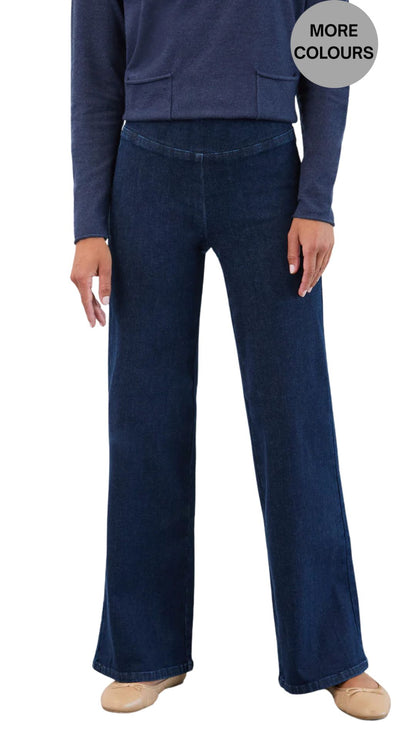 Pull-On Wide Leg Jean. Style FD2679862B