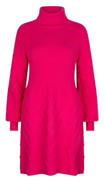 Turtle Neck Sweater Dress. Style ESQ07510