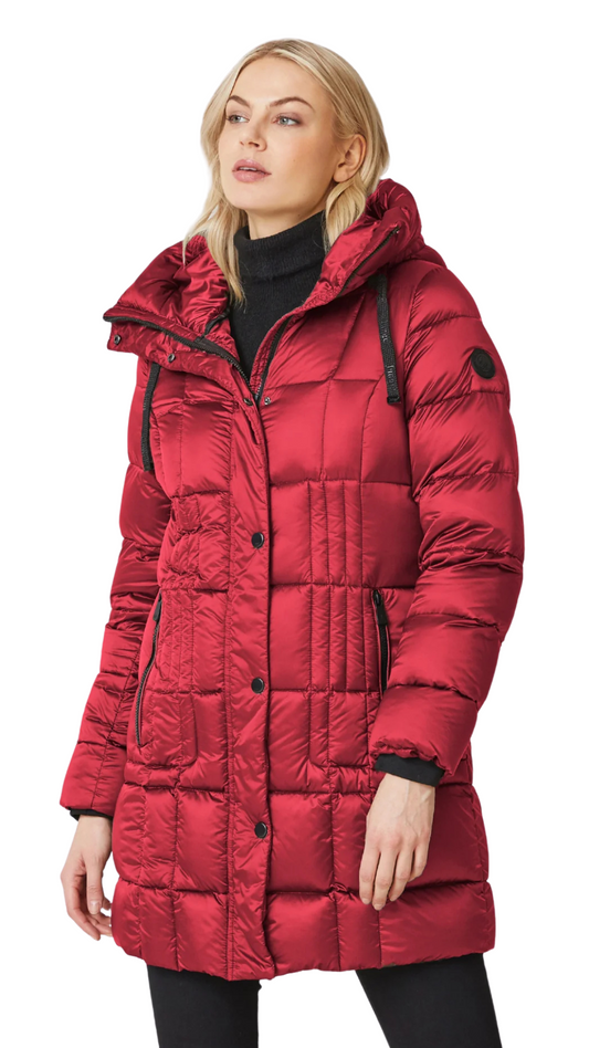 Grid Quilted Lightweight Down FIlled Outerwear. Style JUN2244