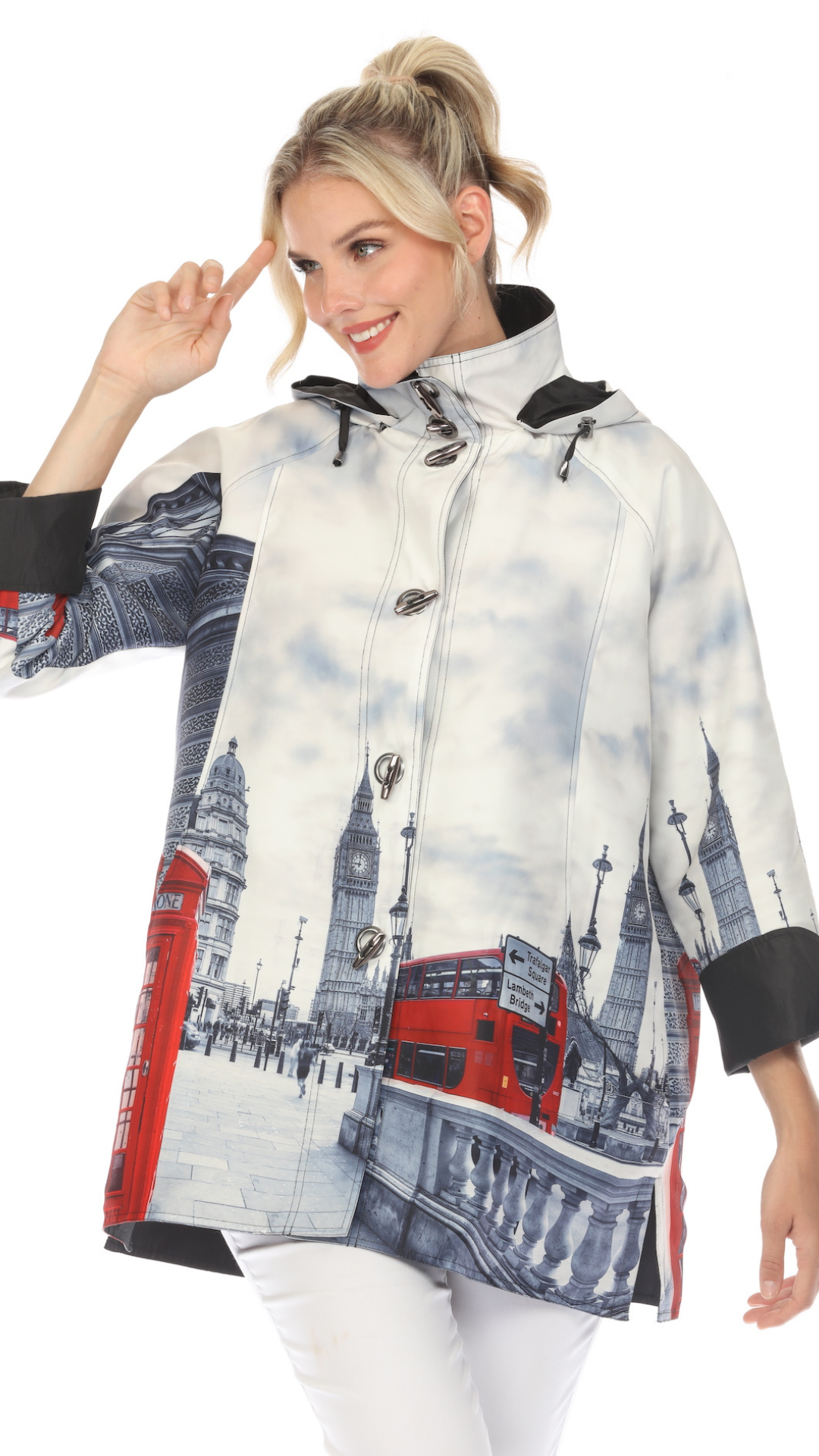 Reversible London Scene Spring Jacket. Style OPAJ5240RW-1