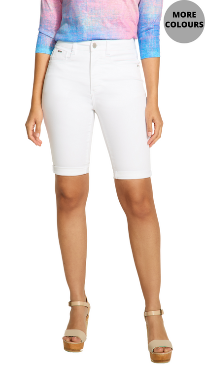 Suzanne Rolled Cuff Bermuda Shorts. Style FD6929511