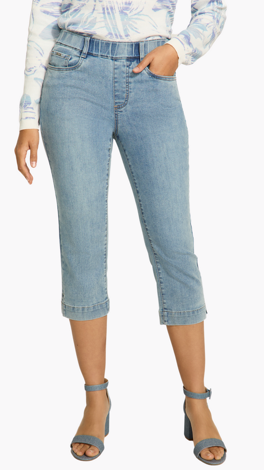 Pull On Stretch Denim Capri. Style FD2289669