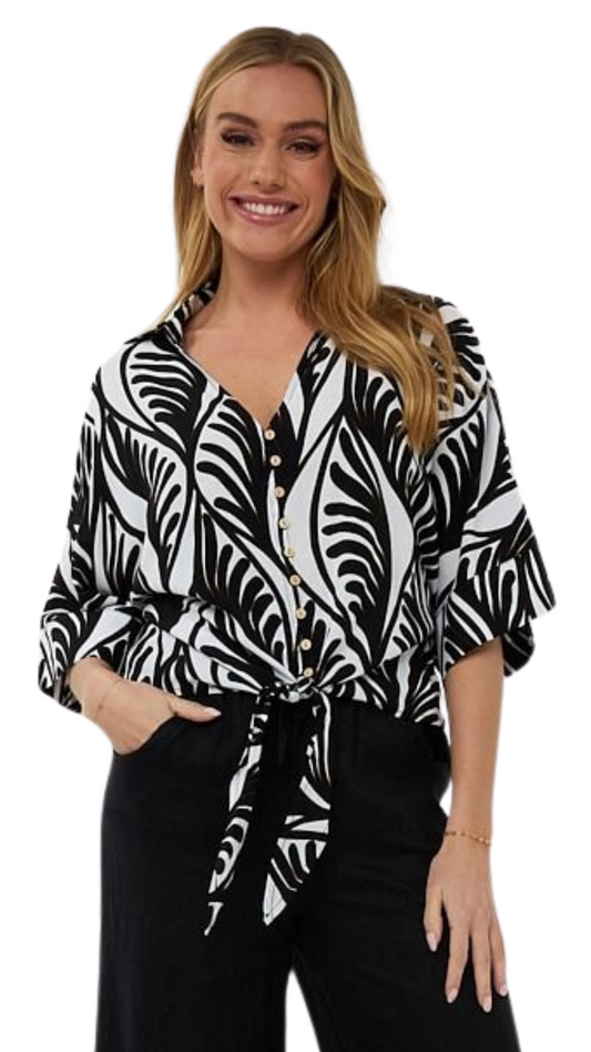 Summer Vibes Front Knot Top. Style ESQHS2514209