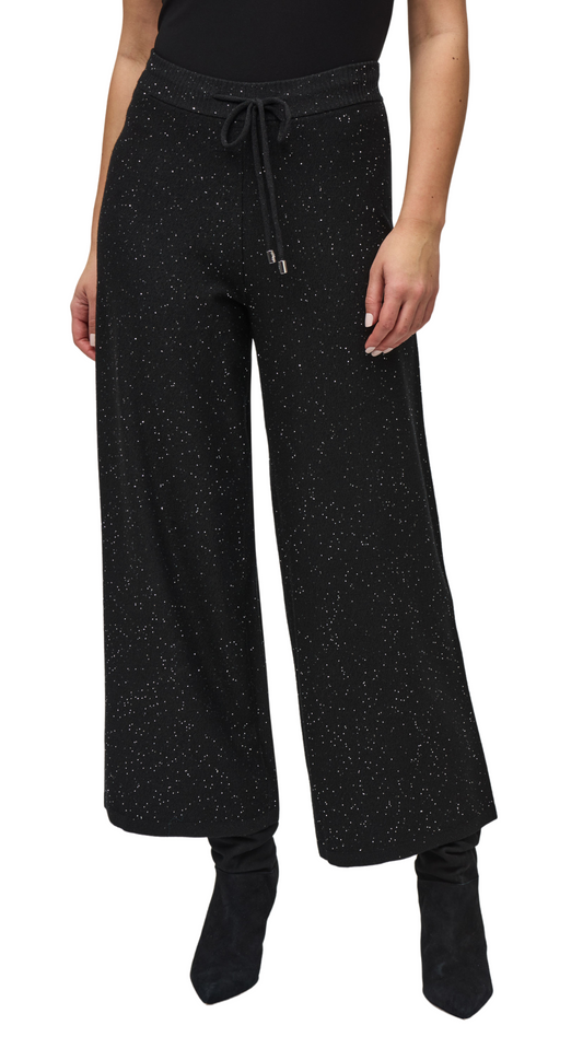 Sparkle Sweater Knit Culotte Pant. Style JR244922