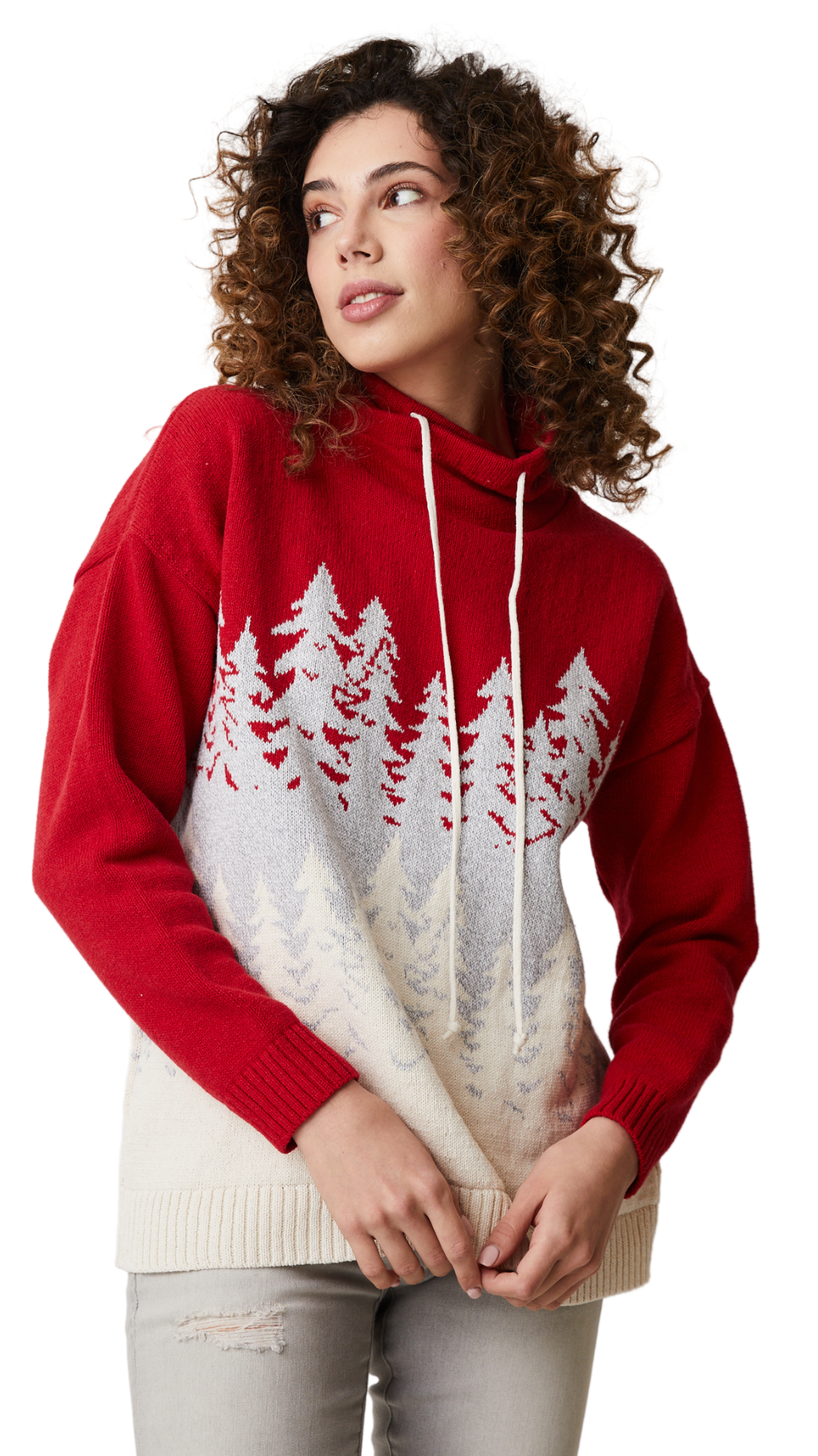 Thalia Tree Pullover Sweater. Style PH87209