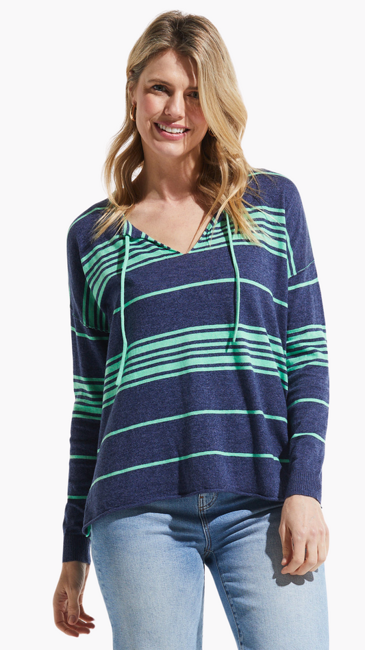 Beach Bum Tie Detail Sweater. Style ZKP7410U