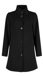 High Collar Five Button Pea Coat. Style FR786