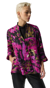 Trapeze Abstract Print Jacket. Style JR233192