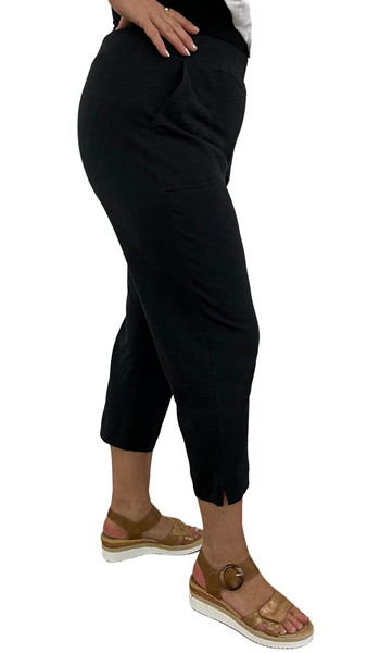Pull On Cotton Croped Pant. Style ESC60005