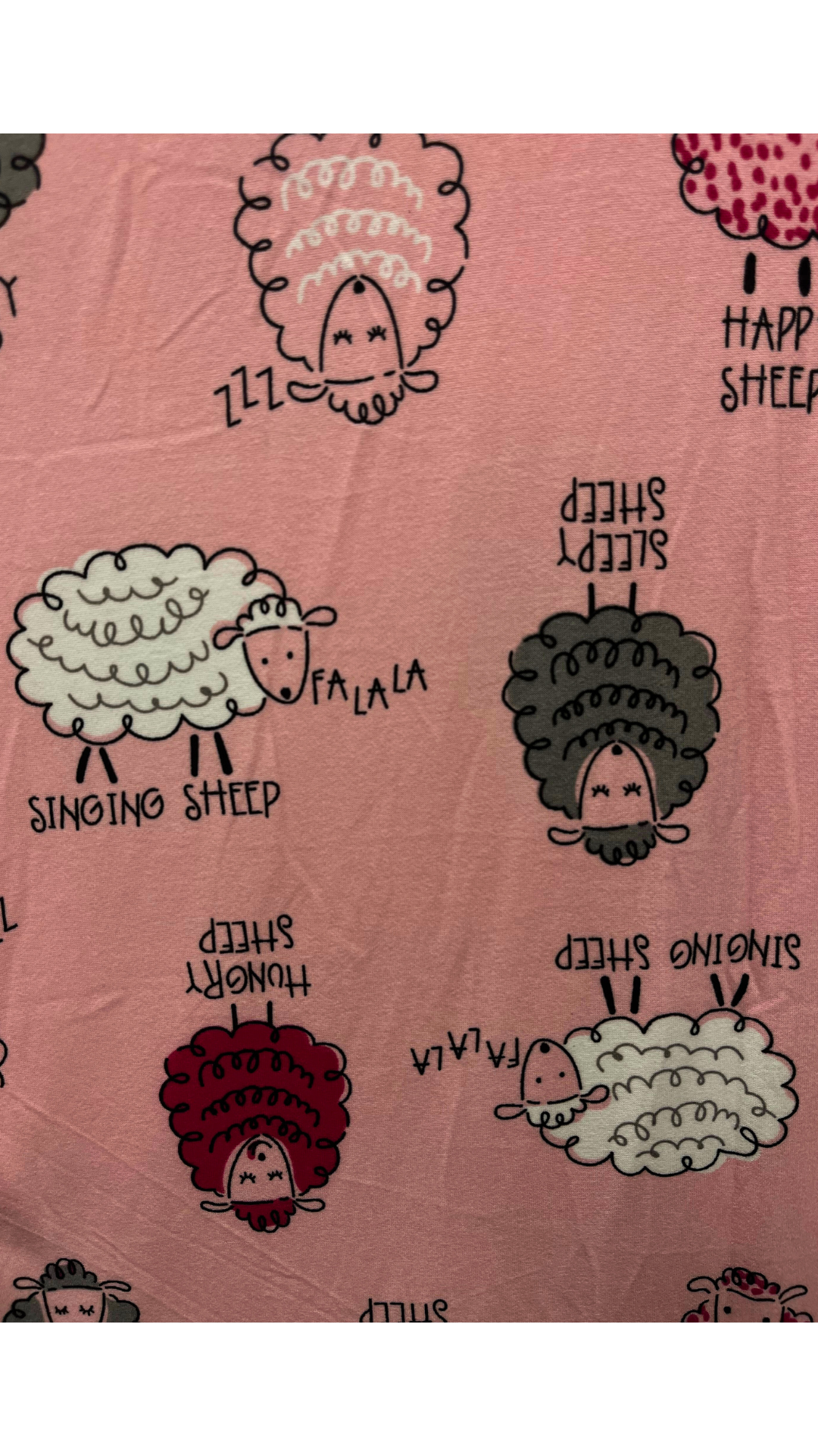 Singing Sheep Night Shirt. Style COTYM-NSSHEEP