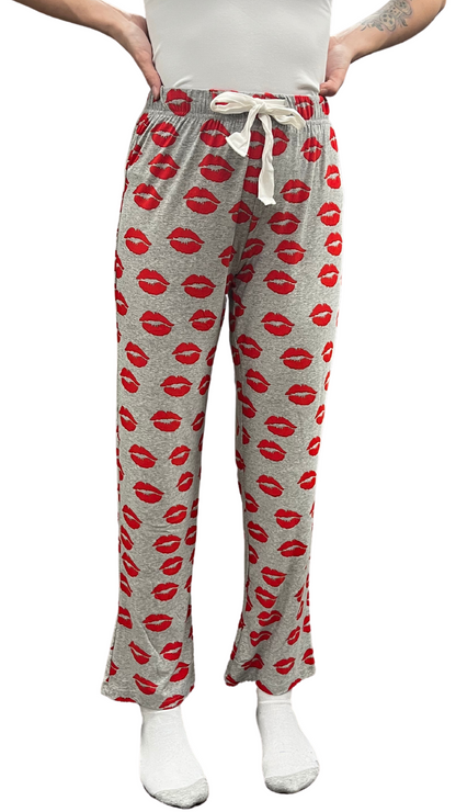 Kiss Print Pull On PJ Pant. Style COTYM-PTLIP