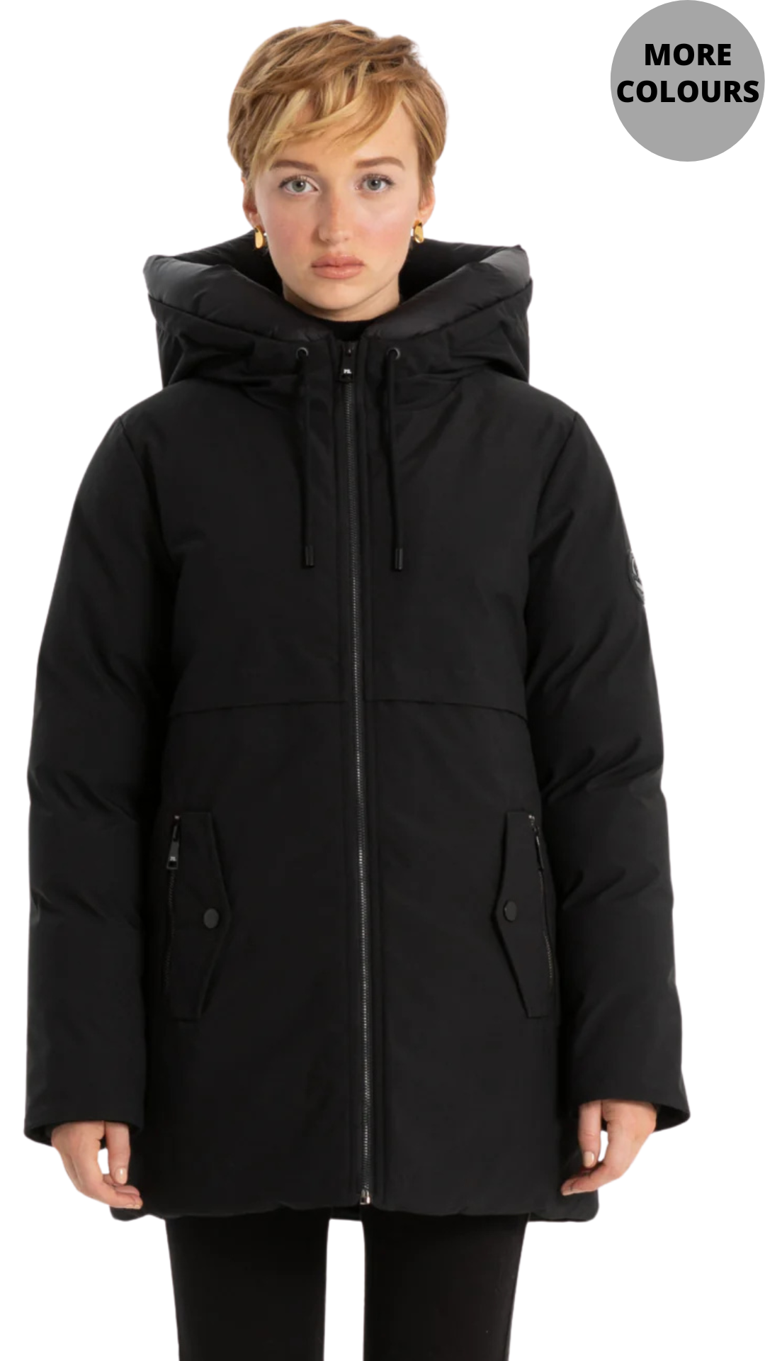 Agnes Modern Hooded Parka. Style PZ8368506